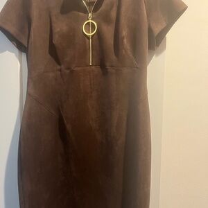 Brown Calvin Klein Dress never worn